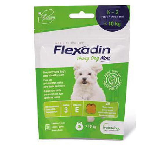Vétoquinol Flexadin Young Dog Mini žvýkací 60tbl