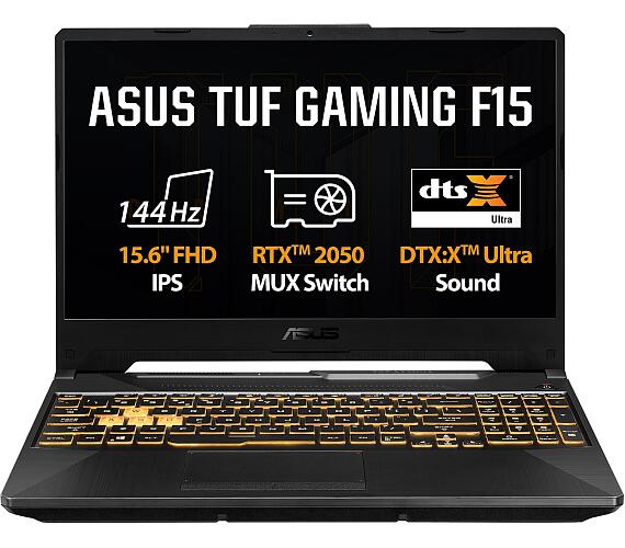 Asus ASUS TUF Gaming F15 / FX506HF / i5-11400H / 15,6" / FHD / 8GB / 512GB SSD/RTX 2050/W11H/Black/2R (FX506HF-HN016W)