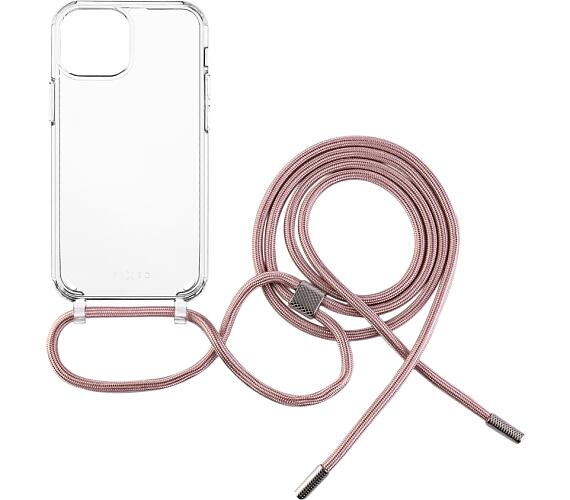 FIXED Pure Neck s růžovou šňůrkou na krk pro Apple iPhone 13 mini