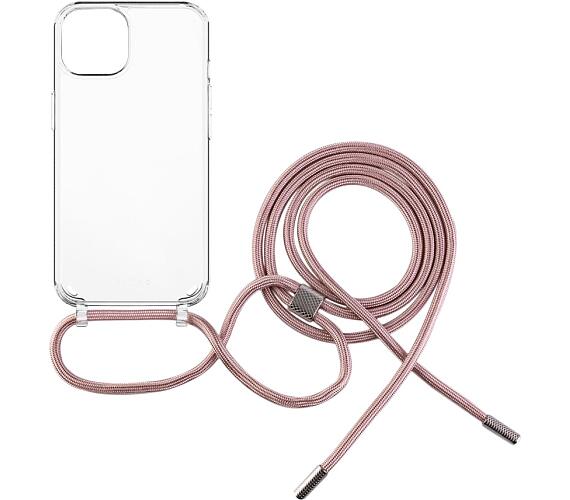 FIXED Pure Neck s růžovou šňůrkou na krk pro Apple iPhone 13