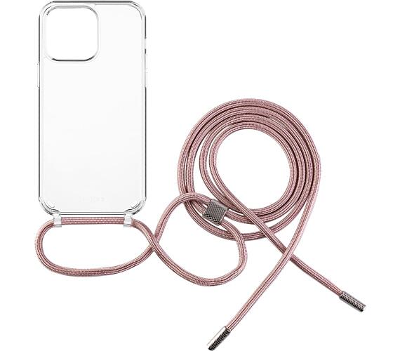 FIXED Pure Neck s růžovou šňůrkou na krk pro Apple iPhone 13 Pro