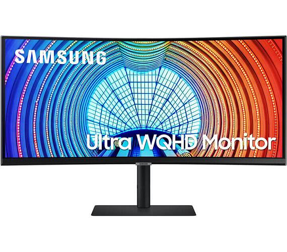 Samsung MT LED LCD Monitor 34" ViewFinity S65UA - prohnutý,VA,3440x1440,5ms,100Hz,HDMI,DisplayPort,USB3 (LS34A650UBUXEN)