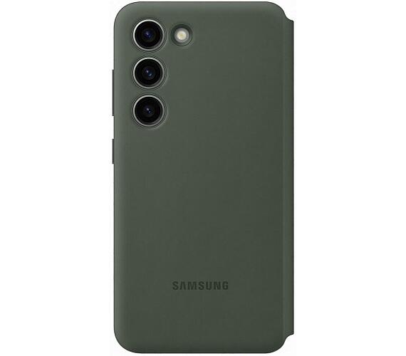 Samsung Flipové pouzdro Smart View pro Samsung Galaxy S23+ Khaki (EF-ZS916CGEGWW)