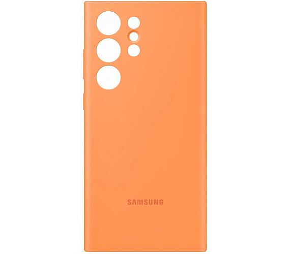 Samsung Silikonový zadní kryt pro Samsung Galaxy S23 Ultra Orange (EF-PS918TOEGWW)