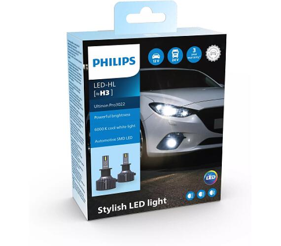 Philips LED H3 Ultinon Pro3022 HL 2ks