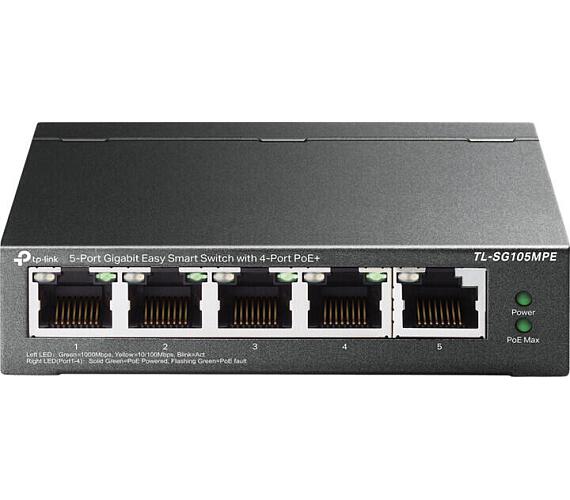 TP-Link TL-SG105MPE 5xGb 4POE+120W Easy Smart Sw.