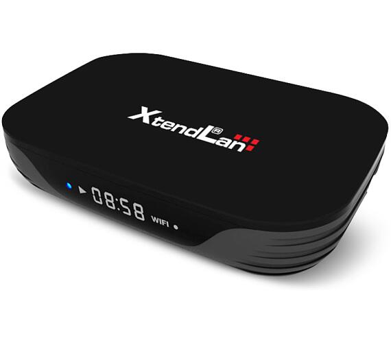 XTENDLAN android box HK1T/ 8K UHD/ 4GB/ 64GB/ HDR/ VP9/ H.265/HEVC/ NETFLIX/ O2 TV/ HDMI/ USB/ LAN/ Wi-Fi/ AndroidTV 10 (XL-ABOXHK1T)