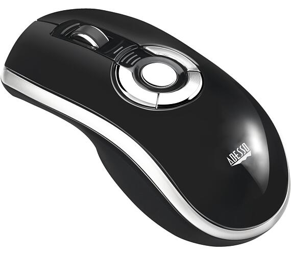 Adesso iMouse P20 Elite/ bezdrátová air myš 2,4GHz/ laser + gyroskopický snímač/ nabíjatelná/ USB/ černá