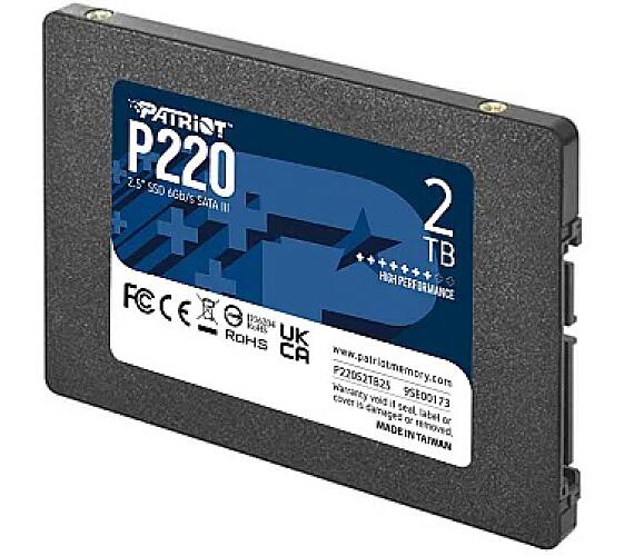 PATRIOT P220 / 2TB / SSD / 2.5" / SATA / 3R (P220S2TB25)