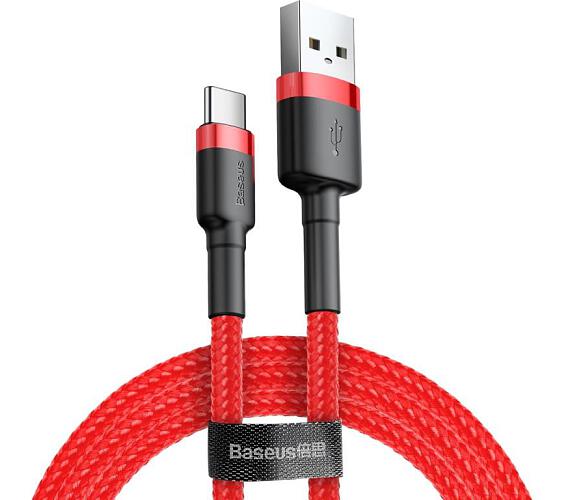 Baseus Cafule USB/USB-C 2m 2A červený