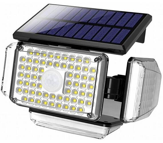 IMMAX CLOVER venkovní solární nástěnné LED osvětlení s PIR čidlem