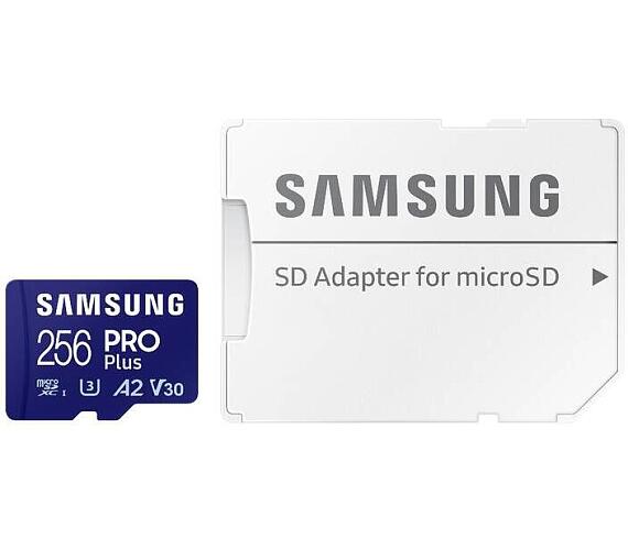 Samsung samsung/micro SDXC / 256GB / 180MBps / Class 10/+ Adaptér/Modrá (MB-MD256SA/EU)