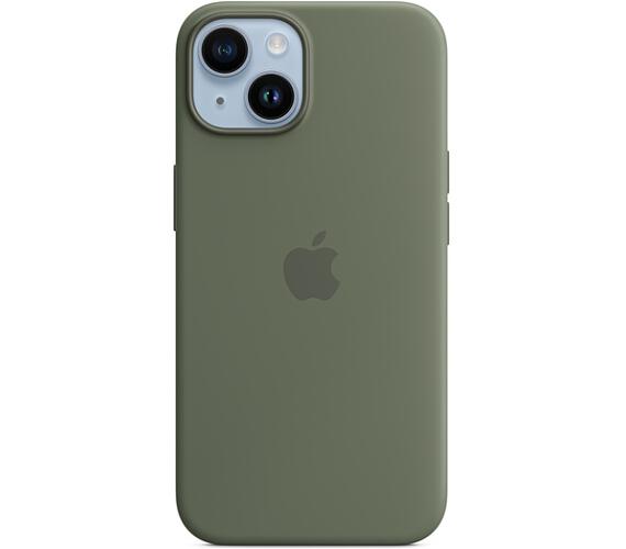 Apple iPhone 14+ Silicone Case with MagSafe - Olive (MQUD3ZM/A)
