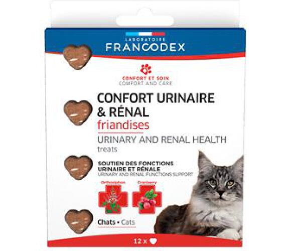 FRANCODEX Pochoutka Urinary and Renal pro kočky 12ks