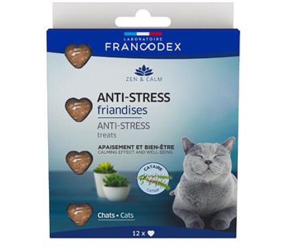 FRANCODEX Pochoutka Anti-Stress pro kočky 12ks