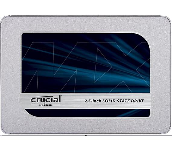 CRUCIAL SSD 1TB MX500 SATA III 2.5" 3D TLC 7mm (čtení/zápis: 560/510MB/s; 95/90K IOPS) + 9.5mm adaptér bulk (CT1000MX500SSD1T)