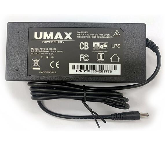 Umax napájecí adaptér 19V / 3A pro notebook VisionBook 15Wu-i3 (UMMS0014)