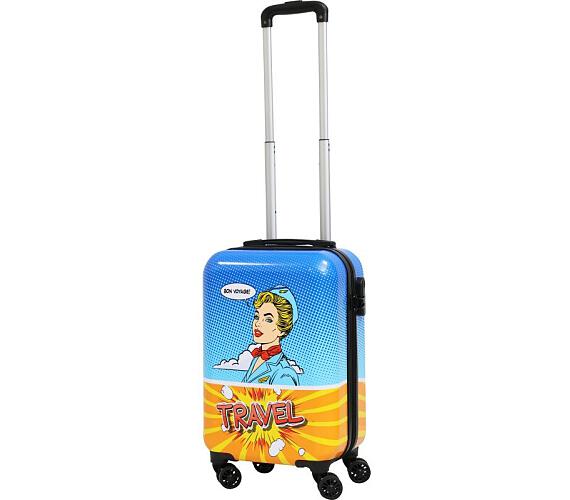 Excellent Cestovní kufr na kolečkách 51 x 33 x 21,5 cm TRAVEL KO-FB5000320