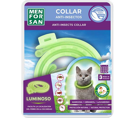 Menforsan luminiscenční antiparazitní obojek pro kočky