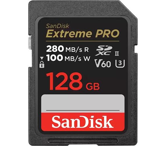 Sandisk SDXC karta 128GB Extreme PRO (280 MB/s Class 10