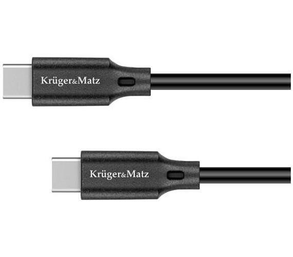 Kabel KRUGER & MATZ KM1261 Basic USB-C/USB-C 2,5m Black KRUGERMATZ