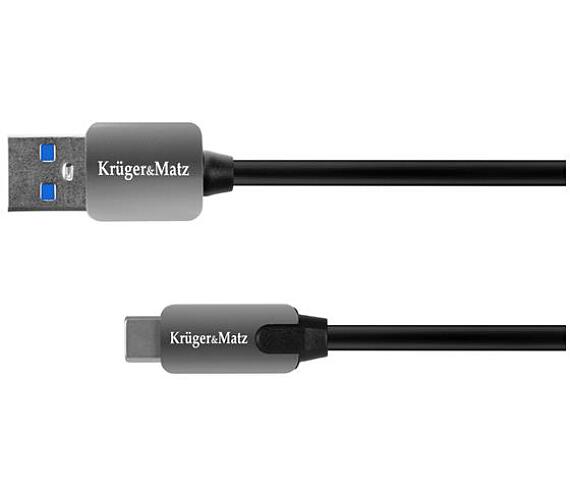 Kabel KRUGER & MATZ KM0347 USB/USB-C 0,5m Black KRUGERMATZ