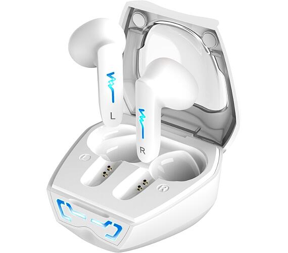 Genius bezdrátový headset TWS HS-M920BT/ bílý/ LED/ Bluetooth 5.0/ USB-C nabíjení (31710024400)