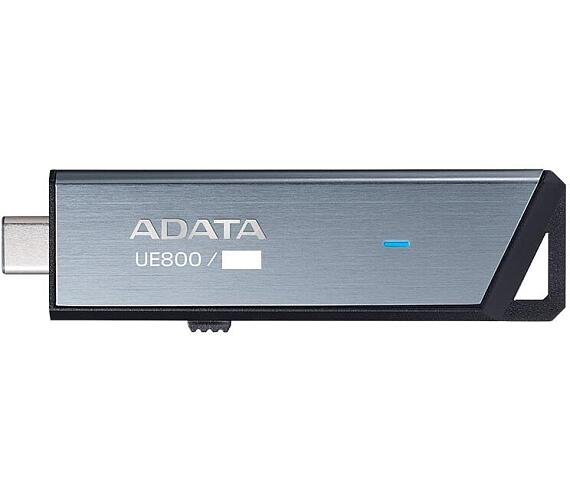 ADATA UE800 / 256GB / 1000MBps / USB 3.2/USB-C/Stříbrná (AELI-UE800-256G-CSG)