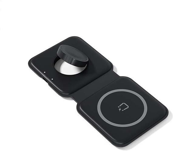 Spello 2in1 skládací bezdrátová nabíječka pro iPhone a Apple Watch - černá Epico