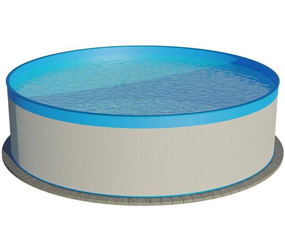 Nadzemn bazn CF 350 x 90 cm, white / blue