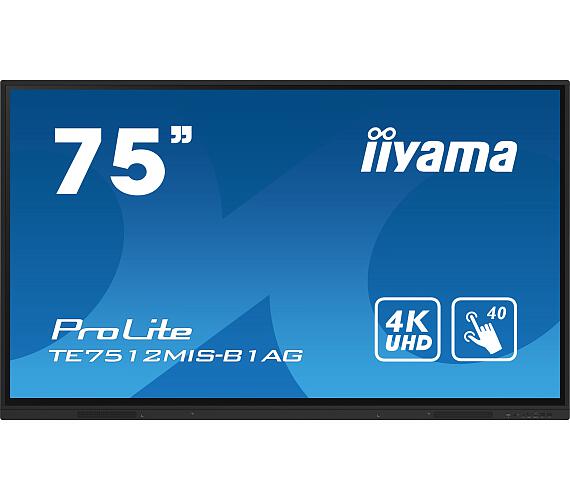 IIYAMA 75" iiyama TE7512MIS-B1AG: IPS,4K UHD,Android,24/7