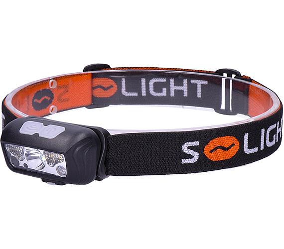Solight LED čelová nabíjecí svítilna