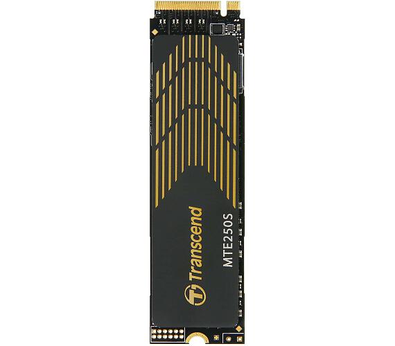 TRANSCEND MTE250S 4TB SSD disk M.2 2280, PCIe Gen4 x4 NVMe 1.4 (3D TLC), graphene heatsink, 7100MB/s R, 6500MB/s W (TS4TMTE250S)
