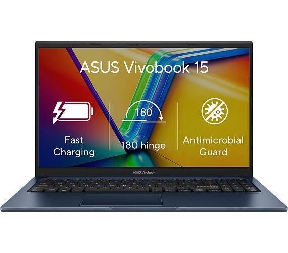 Asus Vivobook 15 - i3-1215U/8GB/256GB SSD / 15,6" / FHD / TN / 16:9 / 2y PUR/Windows 11 Home/modrá (X1504ZA-NJ040W) + DOPRAVA ZDARMA