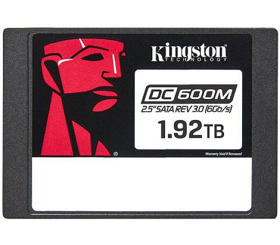 Kingston SSD DC600M 1920GB SATA III 2.5" 3D TLC (čtení/zápis: 560/530MBs; 94/78k IOPS; 1DWPD)