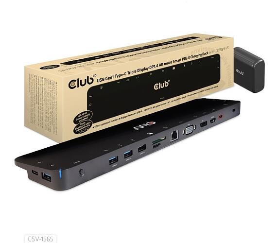 Club 3D Club3D Dokovací stanice USB-C + DOPRAVA ZDARMA