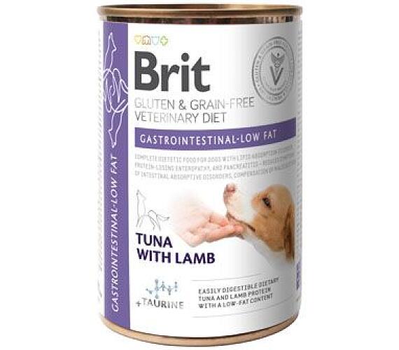 Brit Veterinary Diets Brit VD Dog GF konz. Gastrointestinal Low Fat 400g