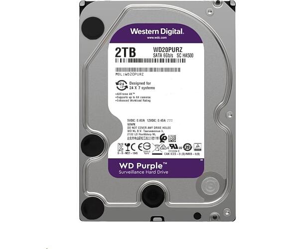 Western Digital WD PURPLE WD23PURZ 2TB + DOPRAVA ZDARMA