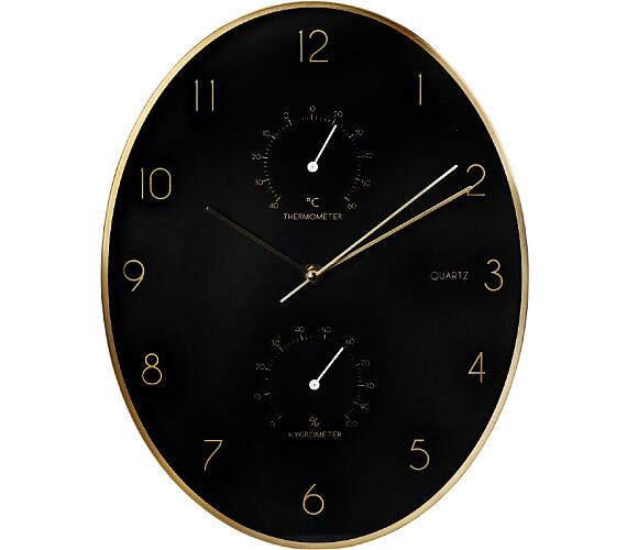 Segnale Nástěnné hodiny se zlatým rámem 35 x 27 cm KO-837362260