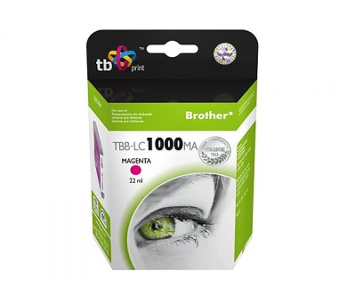 Inkoustov npl TB Brother LC 1000 M kompatibiln - erven
