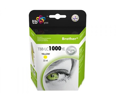 Inkoustov npl TB Brother LC 1000 Y kompatibiln - lut