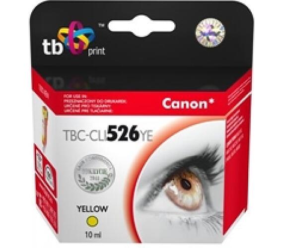 Inkoustov npl TB Canon CLI-526Y kompatibiln - lut