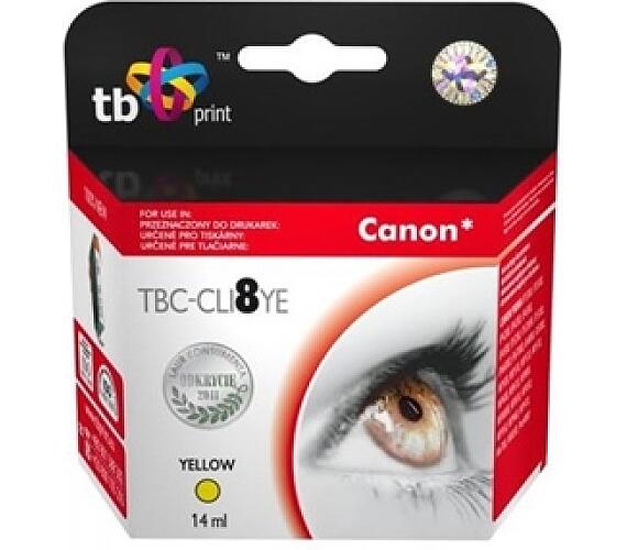 Inkoustov npl TB Canon CLI-8Y kompatibiln - lut