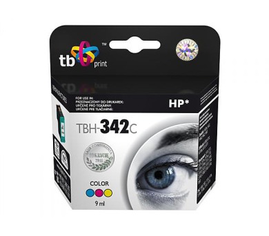 Inkoustov npl TB HP C9361EE (No.342) Color kompatibiln - erven/modr/lut