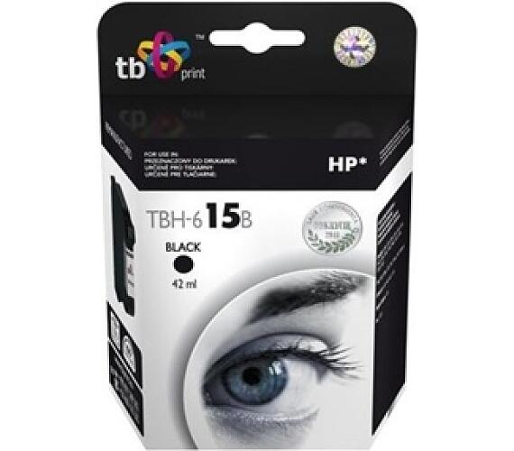Inkoustov npl TB HP C6615DE (No.15) Bk kompatibiln - ern