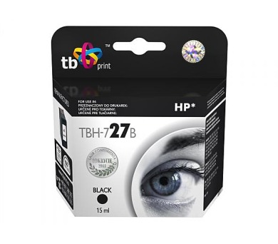 Inkoustov npl TB HP C8727AE (No.27) Bk kompatibiln - ern