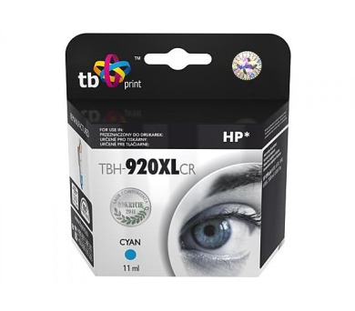 Inkoustov npl TB HP CD972AE (No.920XL) refil kompatibiln - modr
