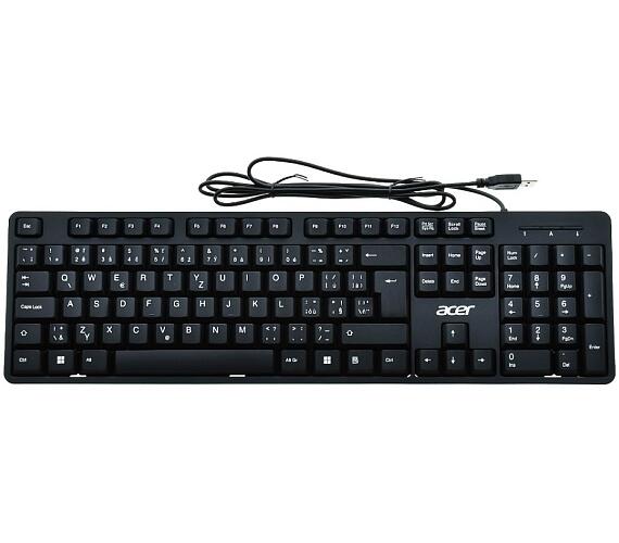 Acer Wired Keyboard/Drátová USB/CZ-SK layout/Černá (GP.KBD11.041)
