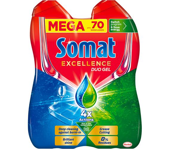 Somat gel do myčky Excellence Duo proti mastnotě