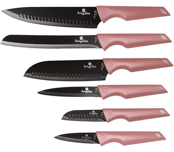 BerlingerHaus Sada nožů s nepřilnavým povrchem 6 ks I-Rose Edition BH-2595